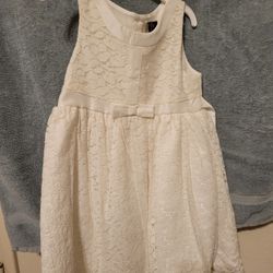 5T Brand NEW White Dress