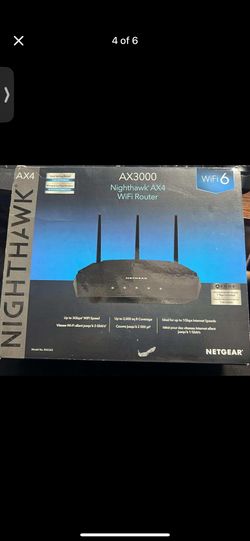 NETGEAR Nighthawk® AX4 4-Stream AX3000 WiFi Router (RAX36S-100PAS)