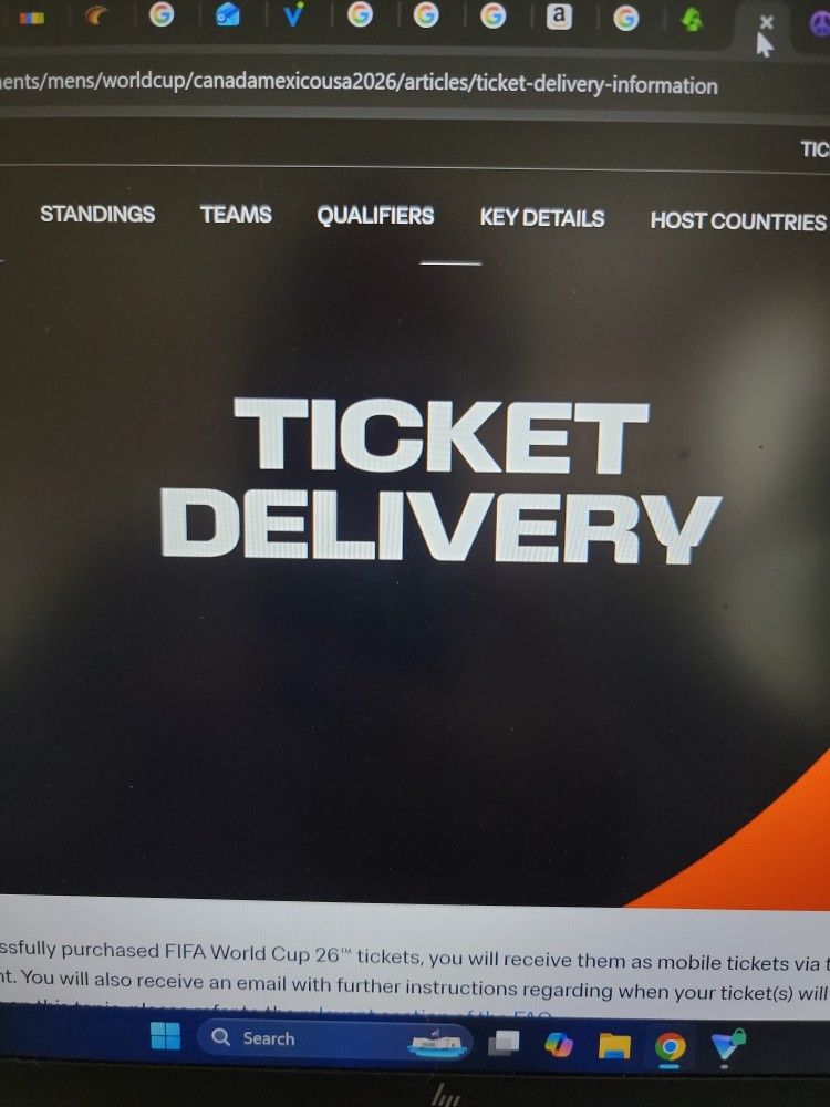 FIFA 2026 Match 37 Section 1 Tickets