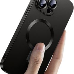 for iPhone 15 Pro Max Case for MagSafe, Extreme Metallic Lustre with Full Camera Cover, No.1 Strong N56 Magnetism, Slim & Simple Design for Men Women,