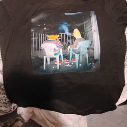 Sesame Streets  Bert and Ernie chilling with a smoke on porch