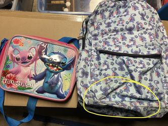 Lilo & Stitch Lunch Bag And Backpack
