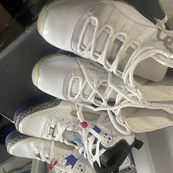 Anniversary Jordan 11s , Spizzikes, Georgetown 11s, Steph Currys, Kyrie All Stars And Custom Black And Gold !!!$