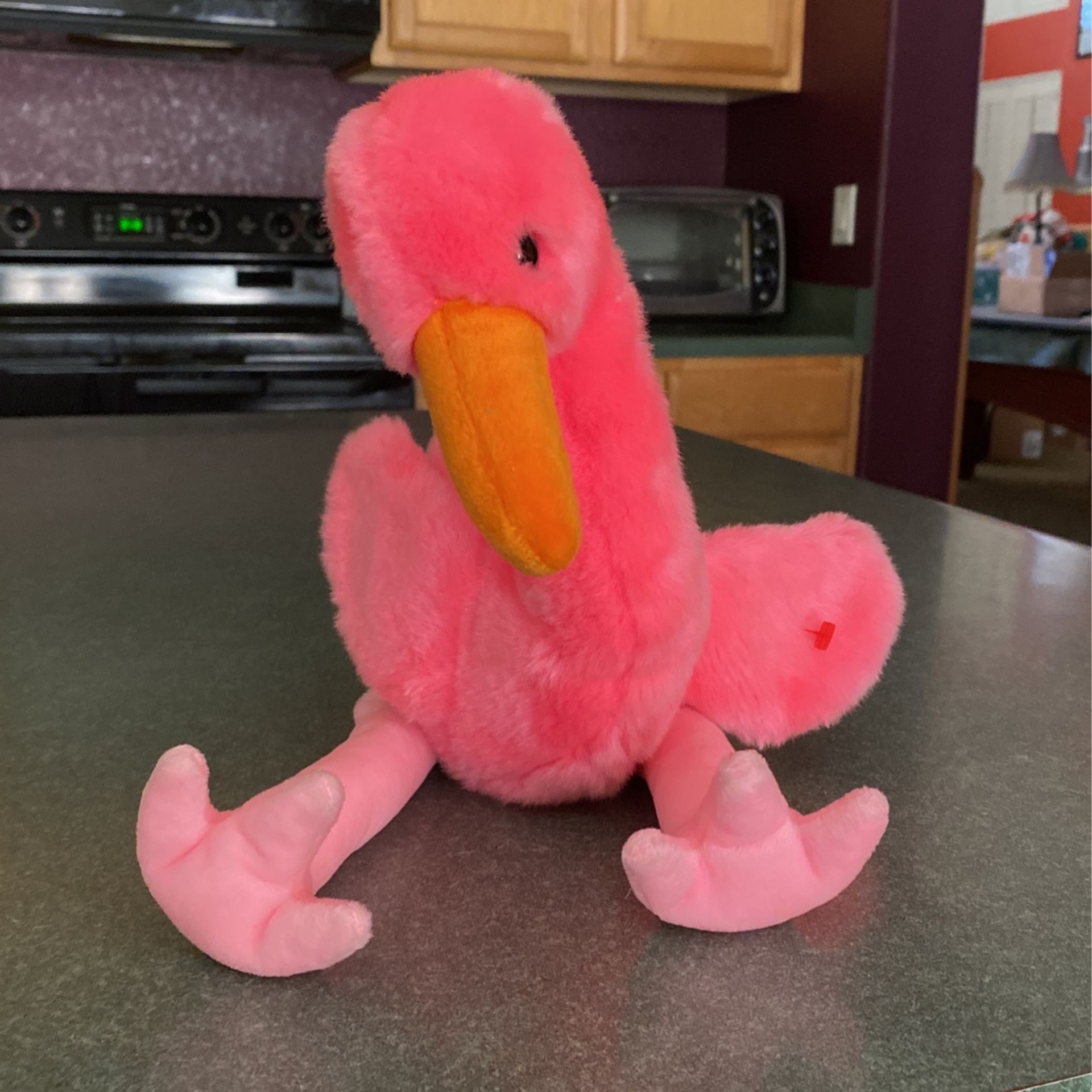 Beanie Buddies TY Beanie Buddy - Pinky The Pink Flamingo