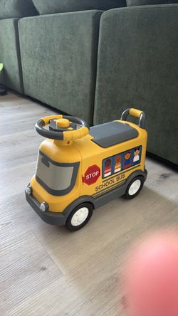 Toddler ride-on school bus