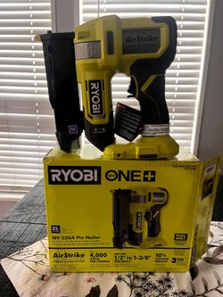 Ryobi One+18V Cordless Airstrike 23 Gauge Pin Nailer TOOL ONLY