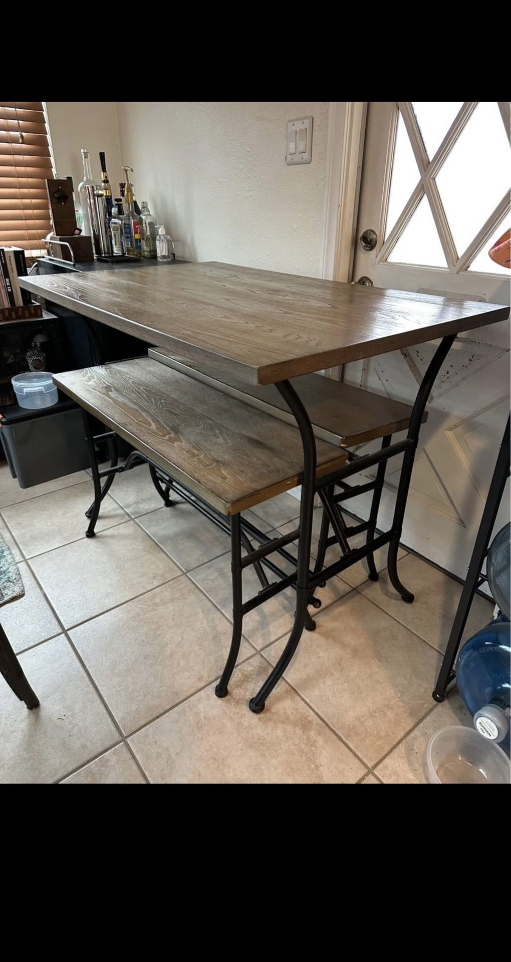 3-Piece Bar-Height Dining Set – Sturdy & Stylish!