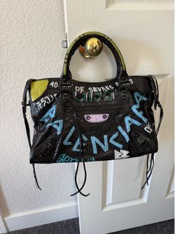 Balenciaga Graffiti City Bag- authentic
