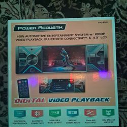 Power Acoustik Bluetooth Car Stereo With Remote Control Brand New In The Box 