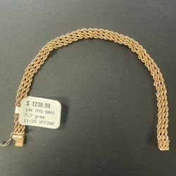 14k Rope Bracelet 