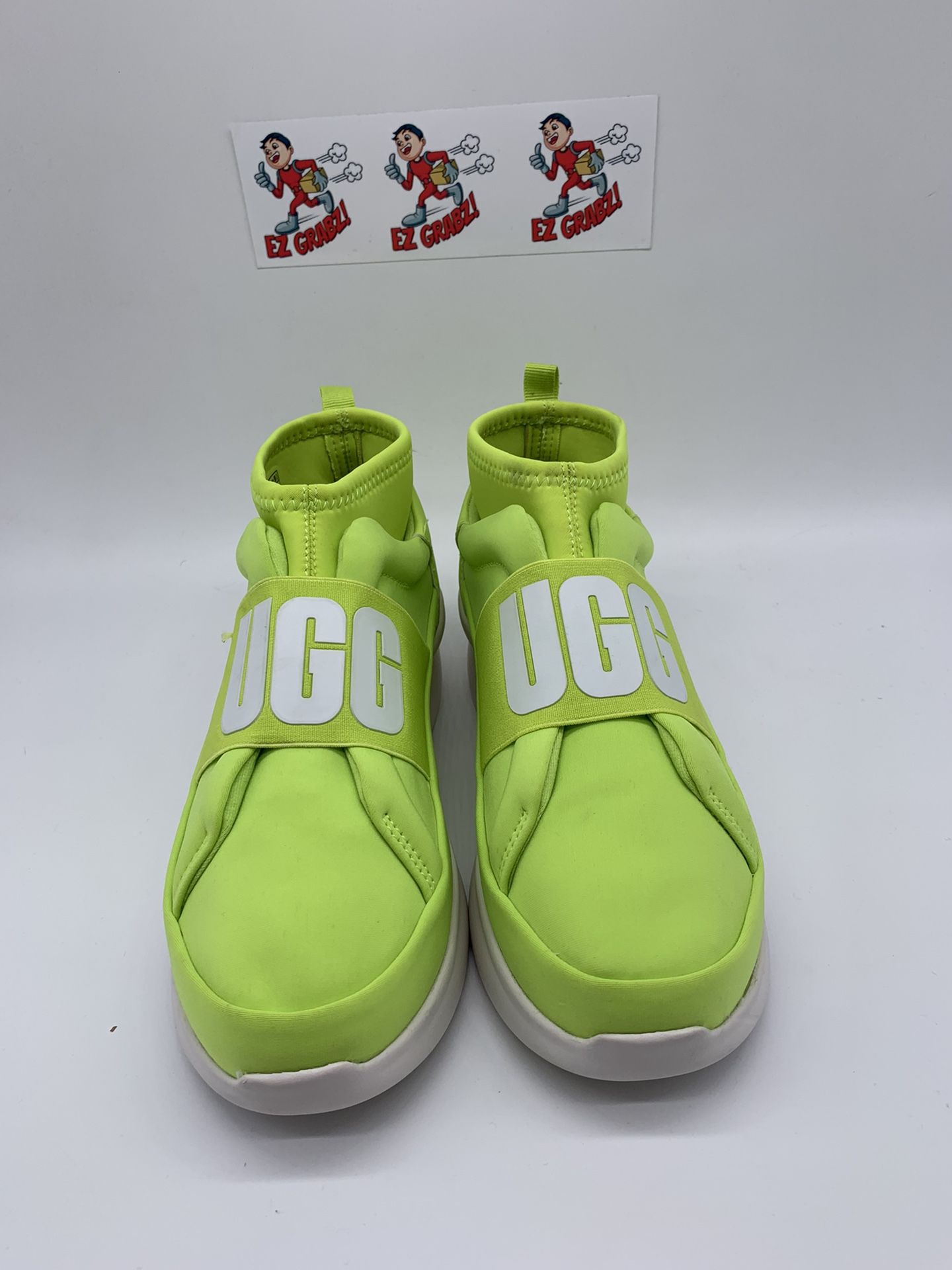 UGG Neutra logo sneakers in neon yellow