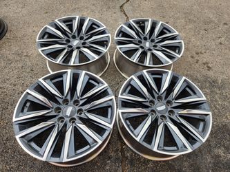 cadillac escalade sport 22" factory wheels