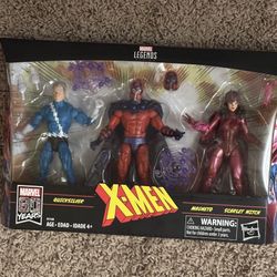 Xmen Marvel Legends Magneto Scarlet Witch Quicksilver 3 Pack