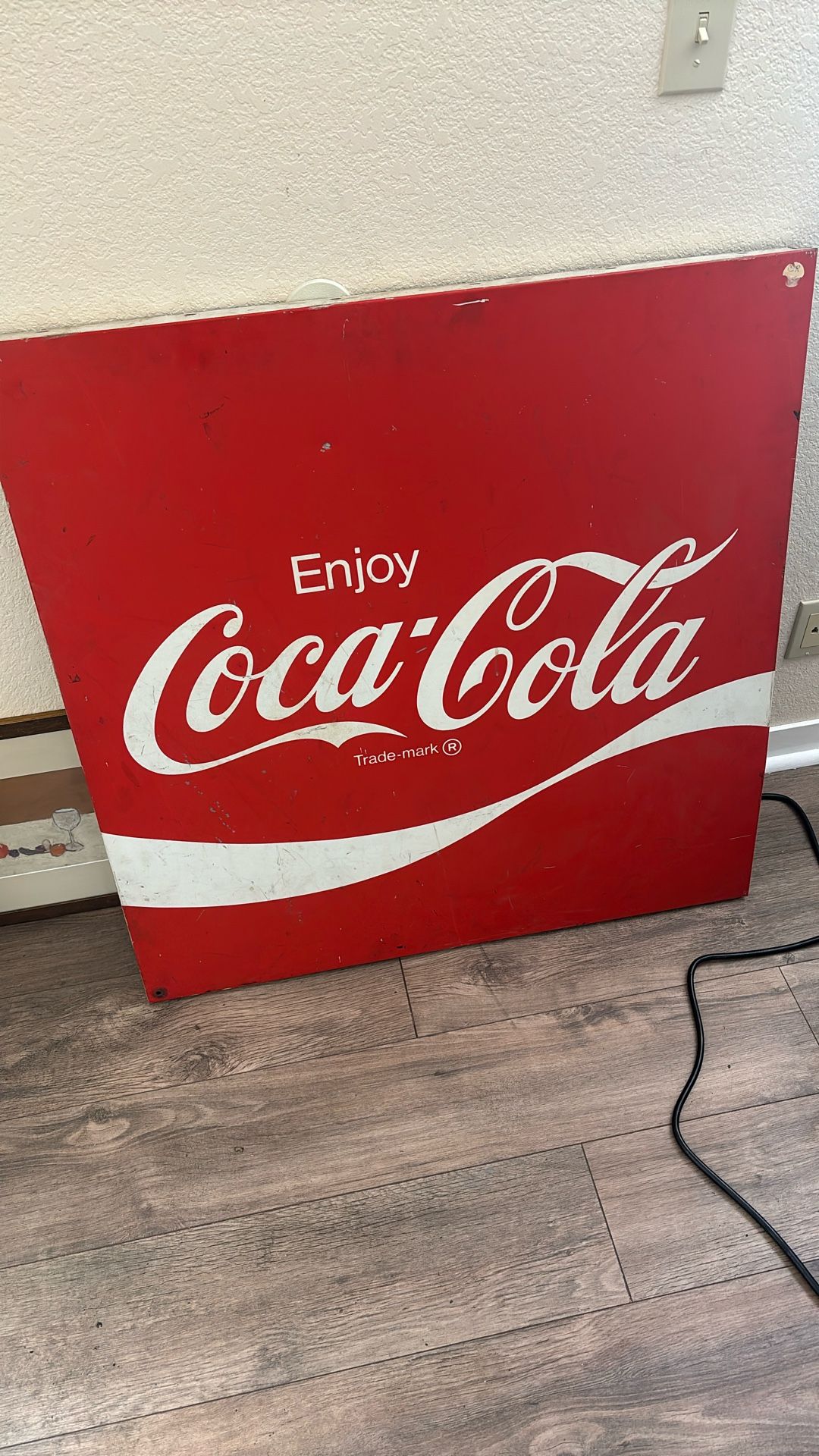 Coca Cola Sign medium/large vintage