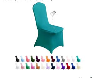 Waterproof Spandex Chair Cover 25PCS, Stretch Dining Chair Covers, Polyester Outdoor Chair Covers, Protector Stretch Chair Cover for Party Universal, 