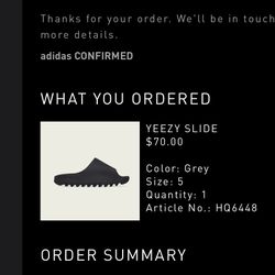 Adidas Yeezy Slide Onyx Black Size 5M/6.5W for Sale in Miami, FL - OfferUp