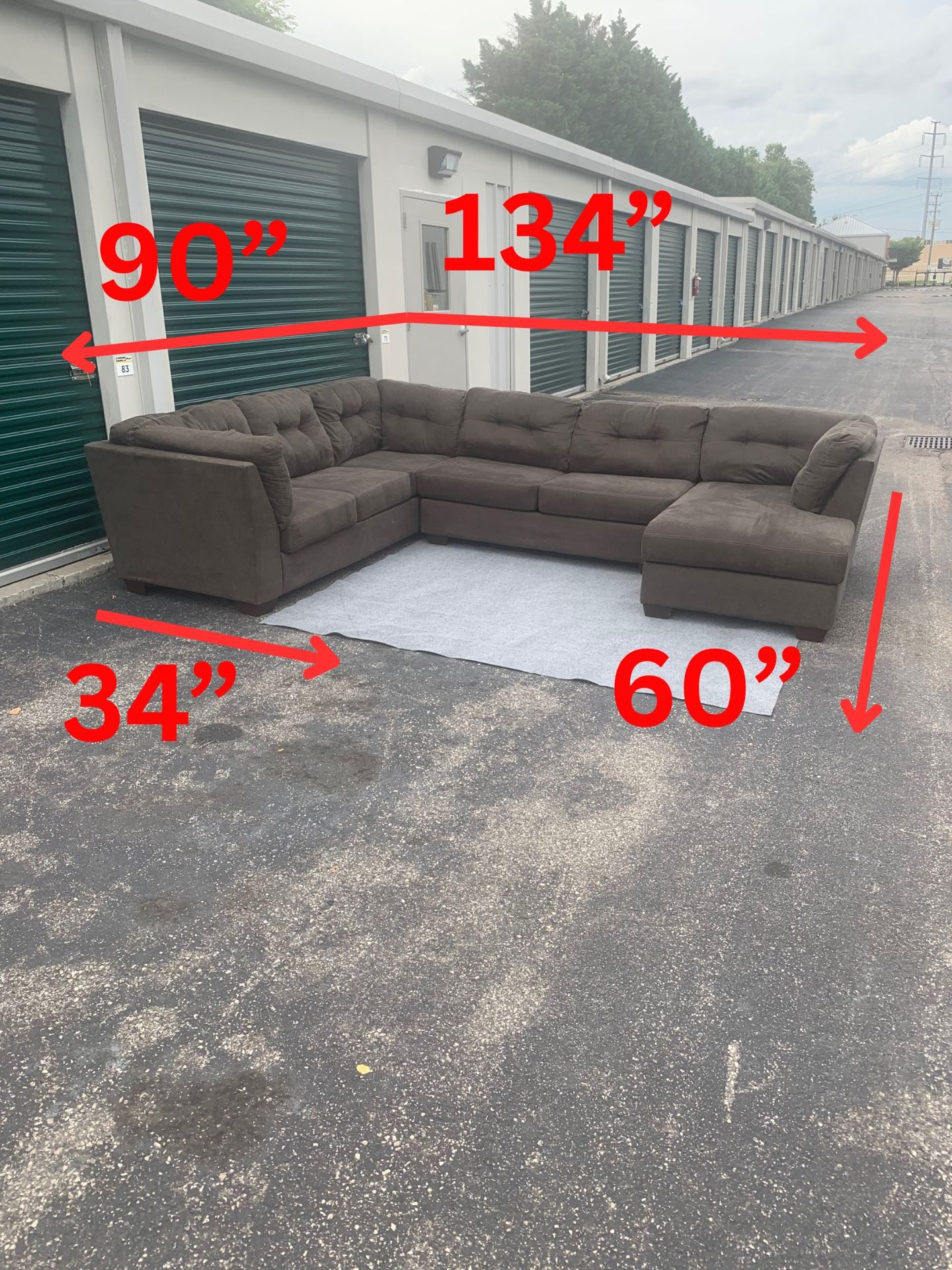Large Sectional Couch Set Local Delivery 🚚 💨