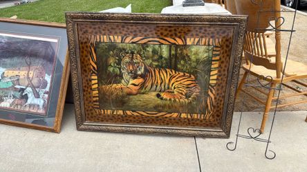 Tiger Large Framed Art