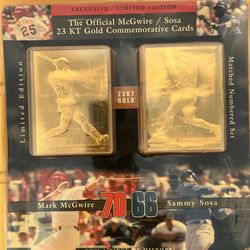 McGwire/salsa gold cards