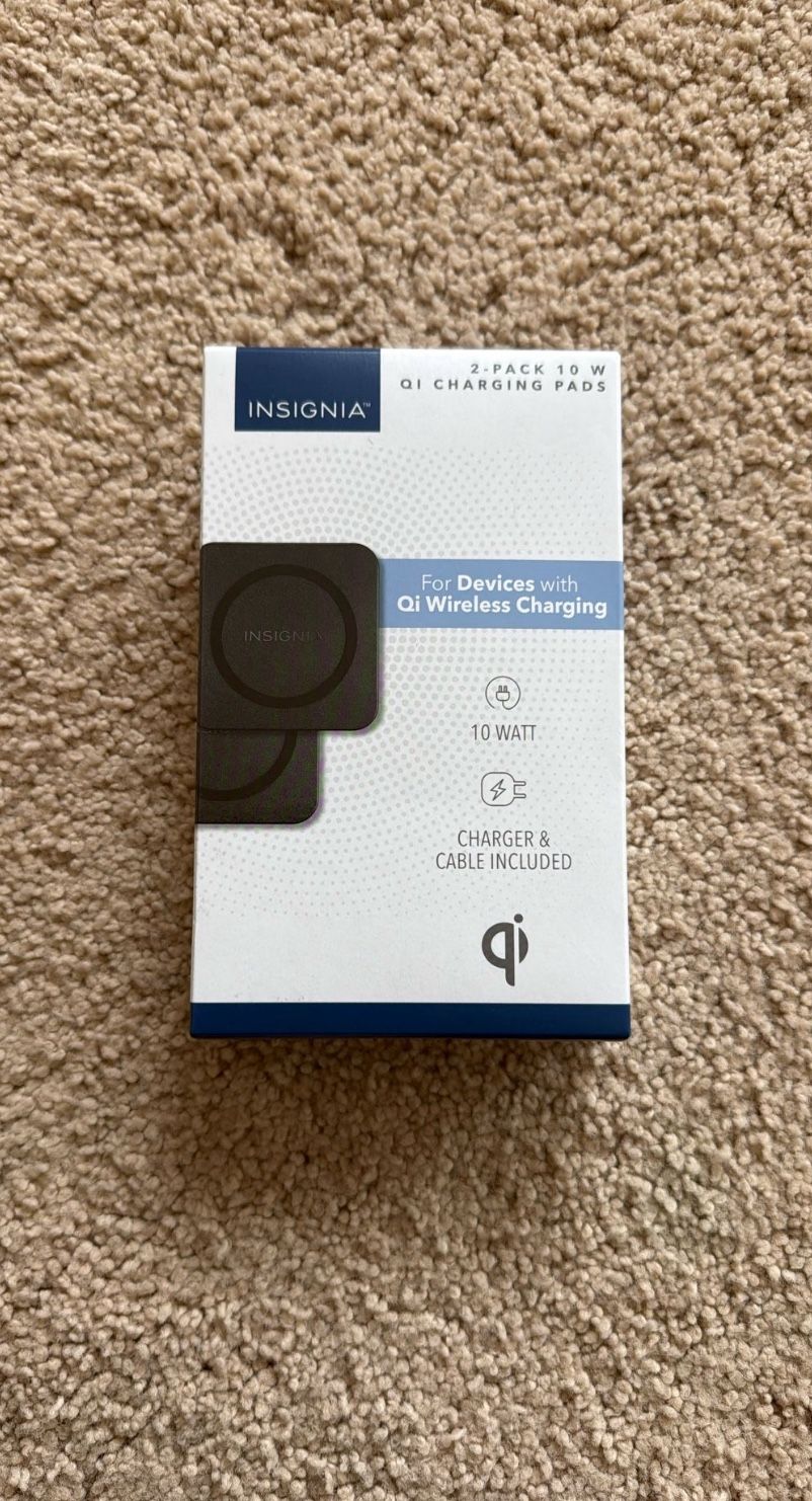 Qi Wireless Chargers (2-Pack) Brand New 