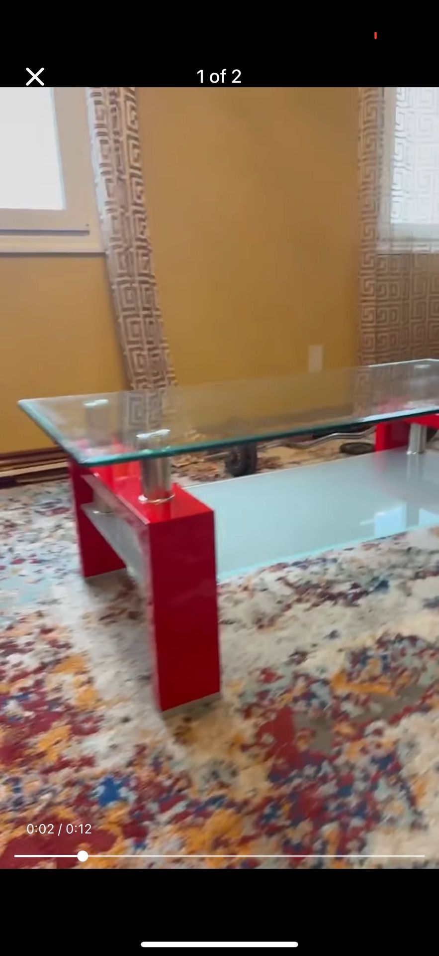 Glass Coffee Table 