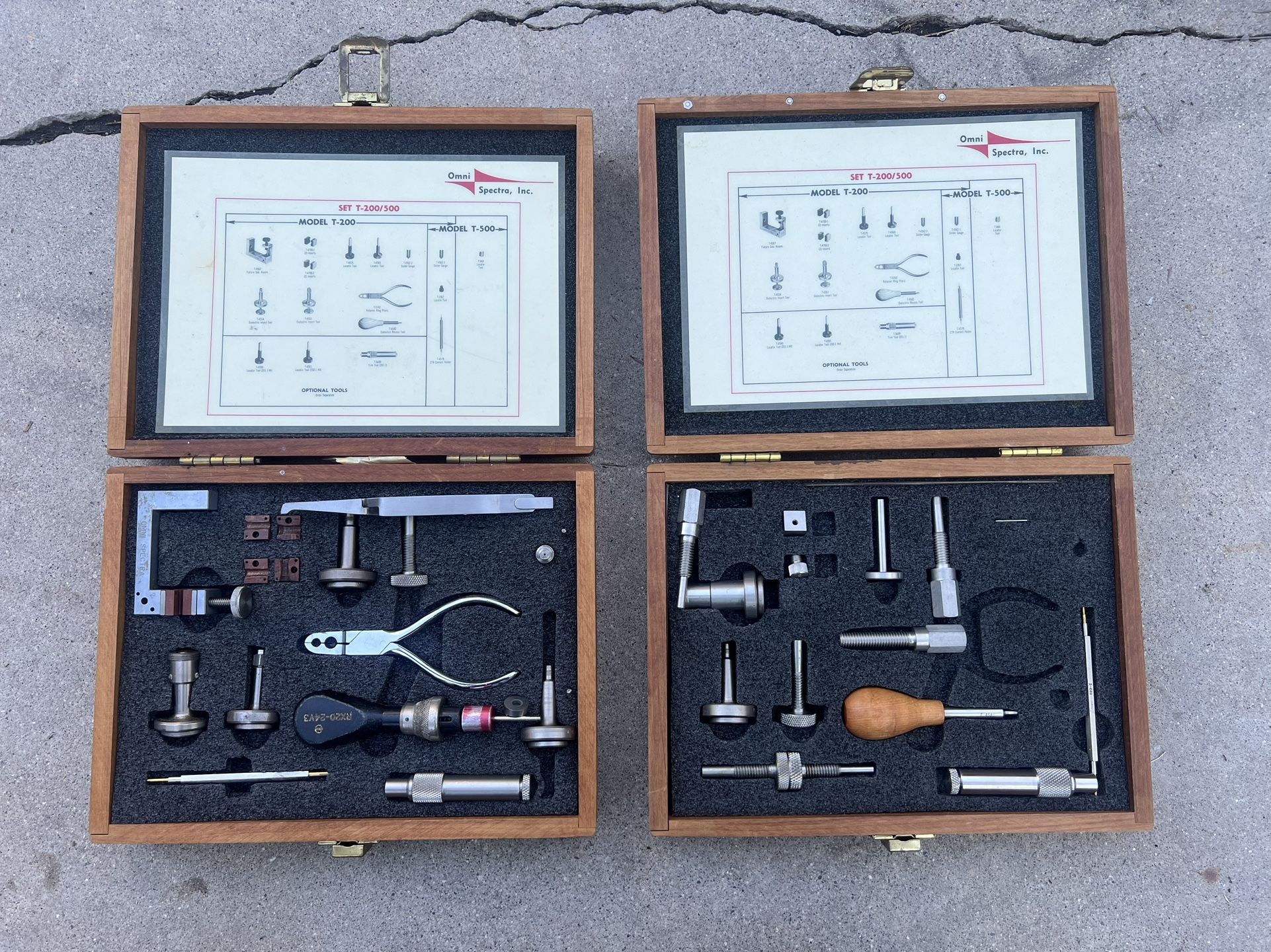 Omni Spectra Tool Lot (2 Boxes)