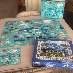 2 Ocean Themed 1000 Piece Puzzles