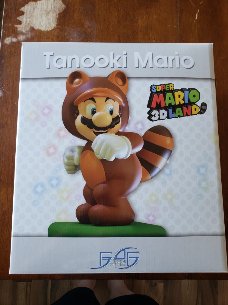 Mario tanooki limited edition statue.