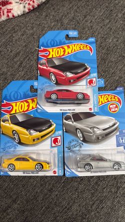 Hot Wheels '98 Honda Prelude – Set of 3