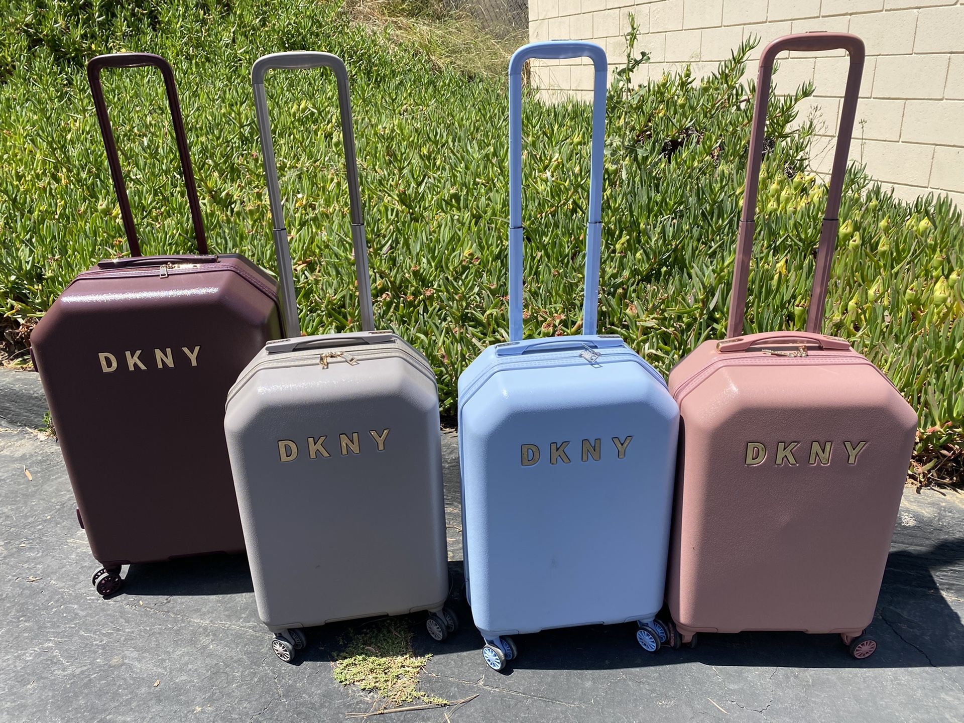 DKNY Designer Hardcase Used Luggage sale carry on from 45 for Sale in