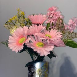 Mothers Day Artificial Flowers With Potpourri 