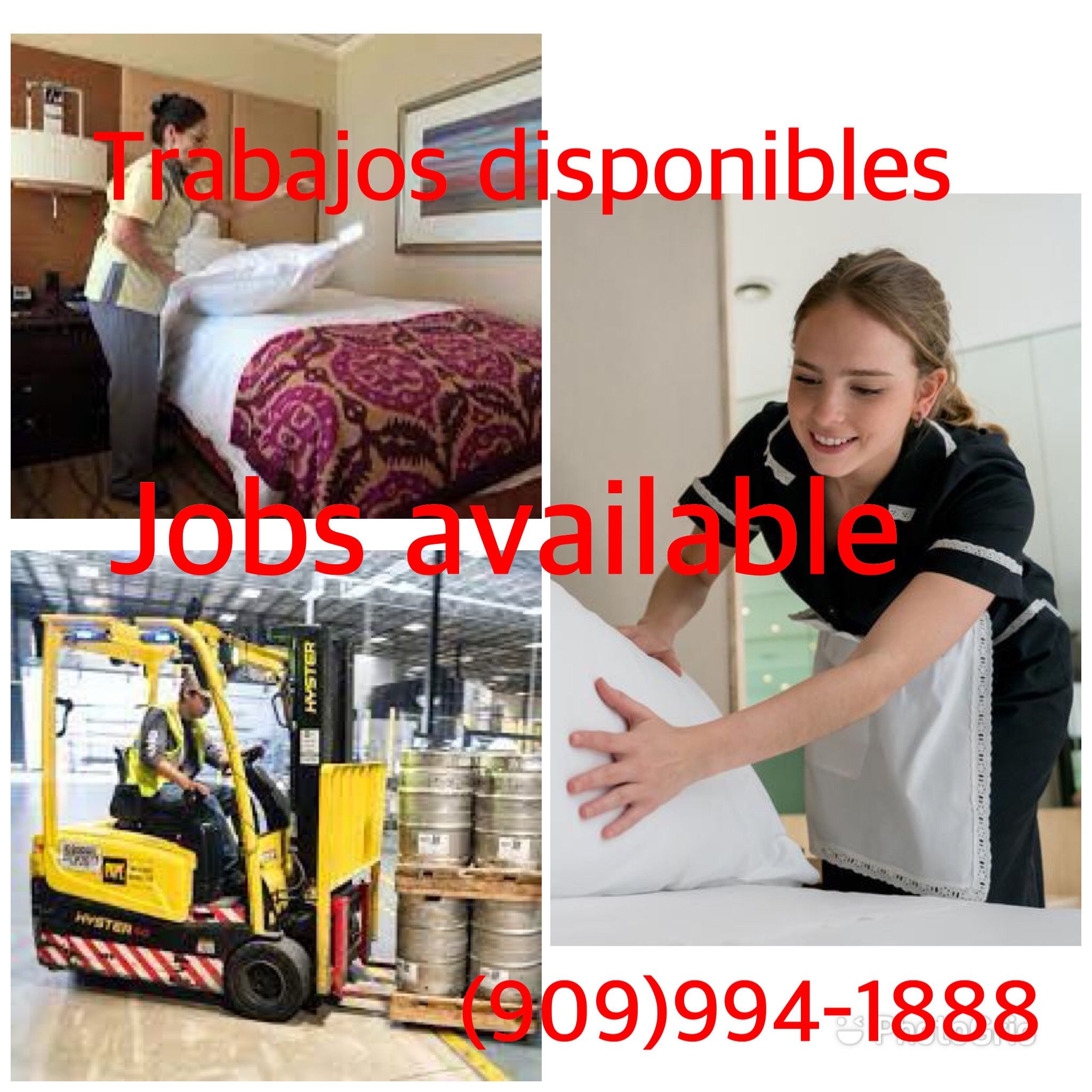 Tenemos Trabajos Disponible