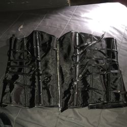 Black Buckle Corset!! 