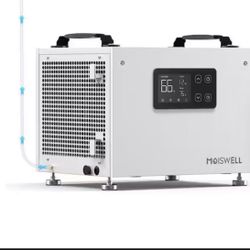 70 pt. 1,000 sq. ft. Bucketless Energy Star Most Efficient Commercial Dehumidifier with Pump for Crawlspace in. White