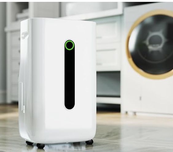 5000 sq.ft dehumidifier for basements 80 pint dehumidifiers for home with 1.7 Gallons large Water Tank and 4 Modes Operation Auto Shu