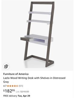 Wall Mounted Angled Desk