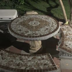 Cement Table