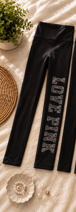 Victoria's Secret leggings, all three
