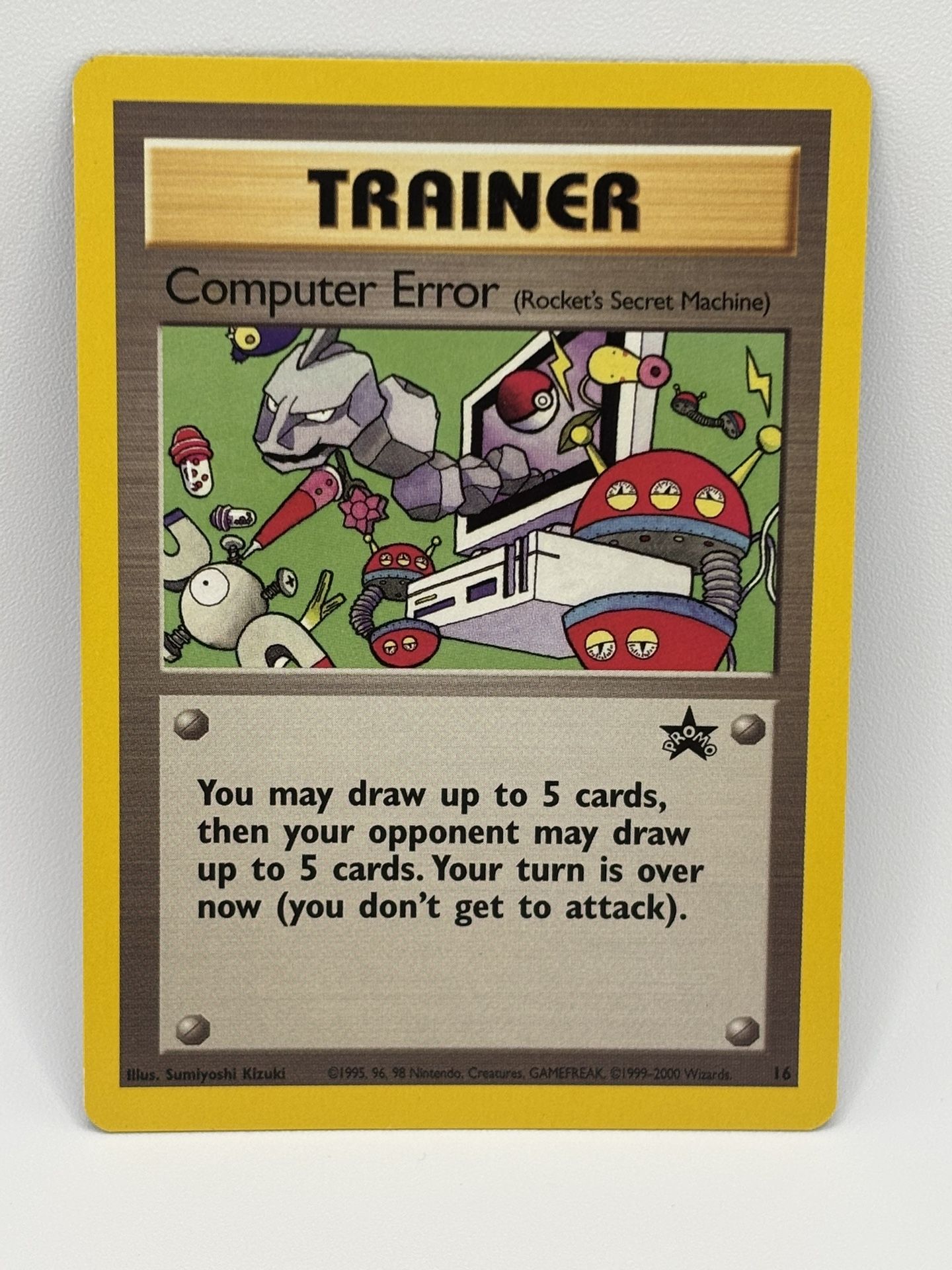 Computer Error Pokémon Card Black Star Promo WOTC