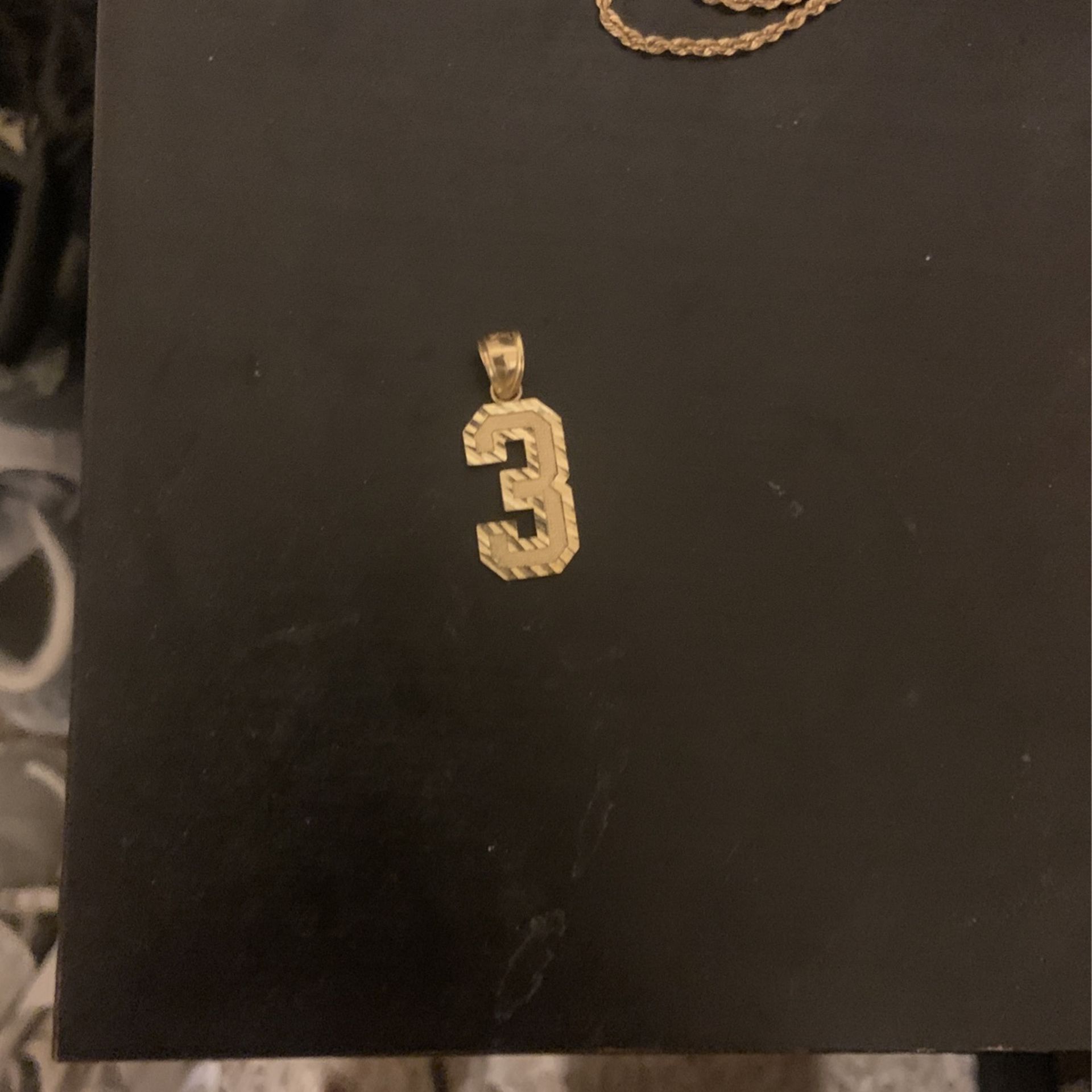 Number 3 Pendant