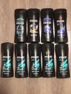 9 Axe body wash