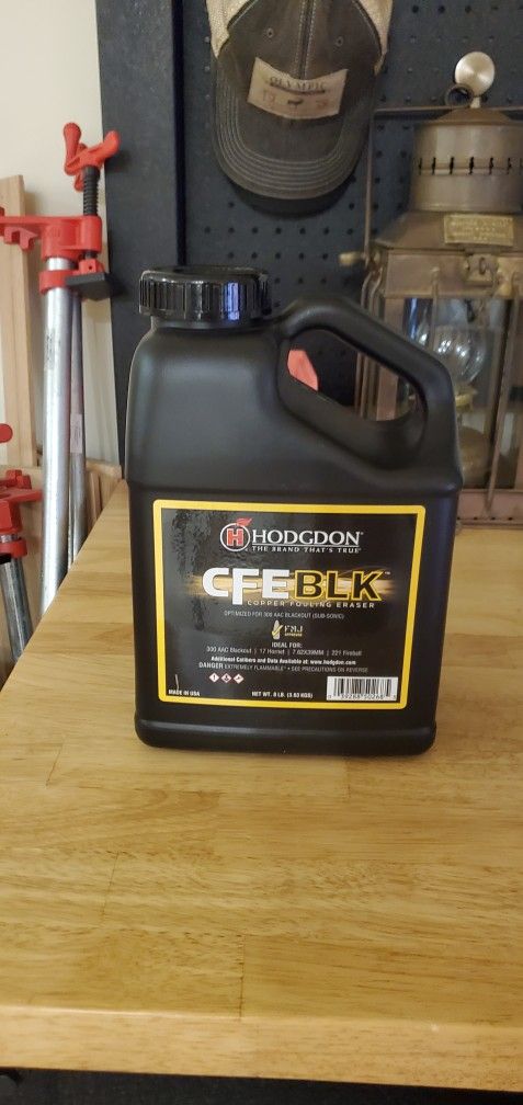 8lbs Hodgdon CFE BLK sealed