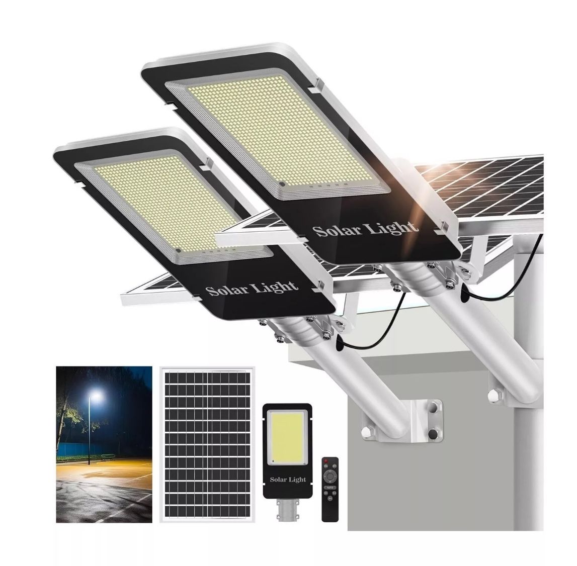 Outdoor Solar Lights For Drive Basketball Or Parking