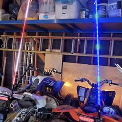 6ft Dance Whips LED Multi