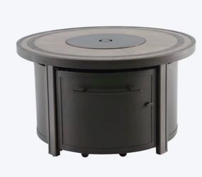 44" Propane Fire Pit Table, 55,000 BTU, Tank Included