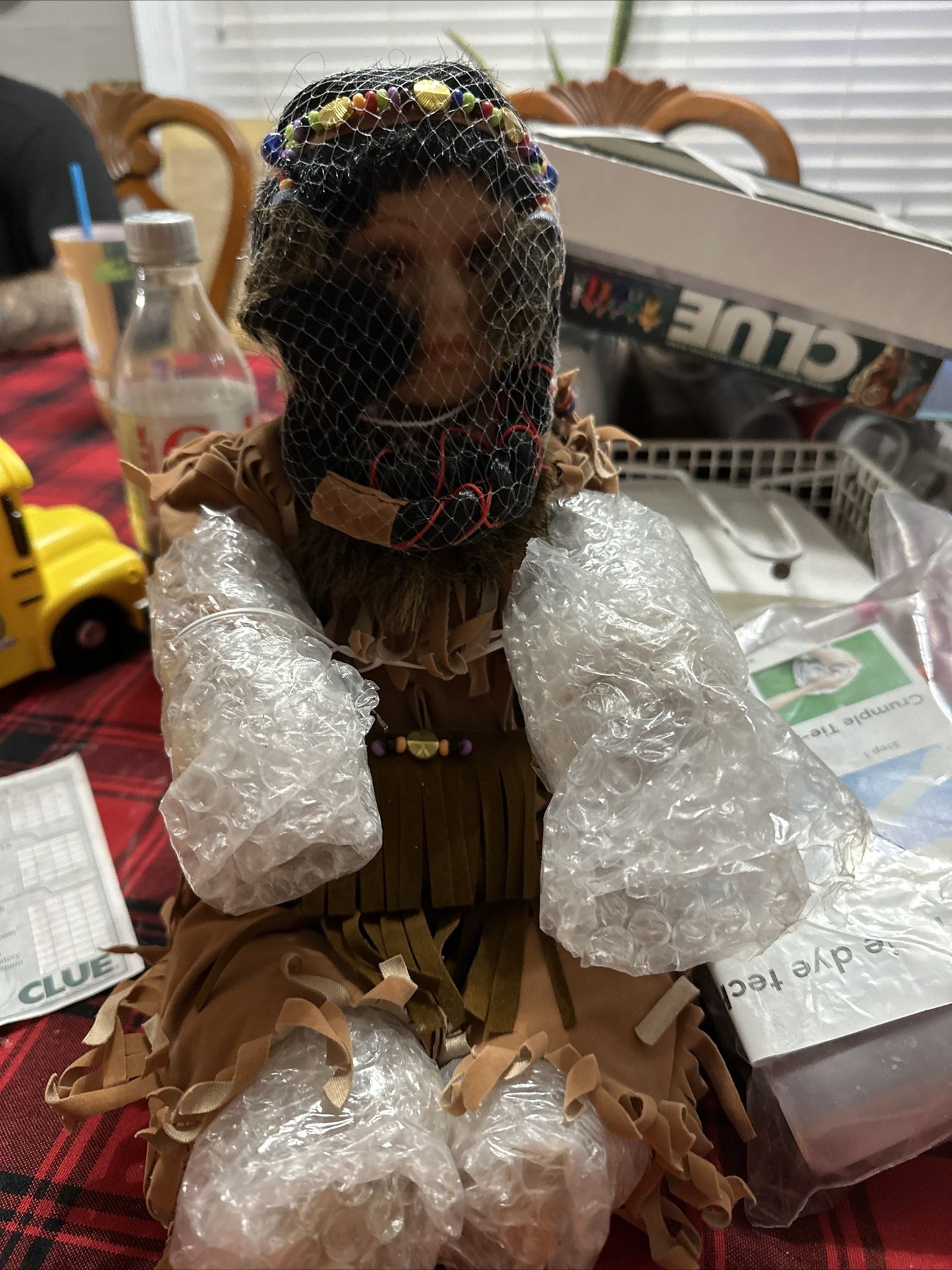 Native America Porcelain Doll