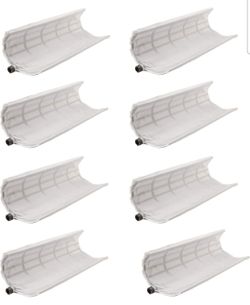 Set of 8 Unicel FG-1260 60 Square Foot Vertical DE Grid Replacement Swimming Pool Filter