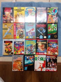 Selling Nintendo NES Games Complete In Perfect Box