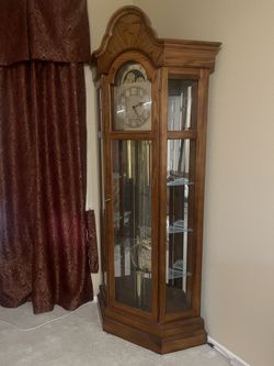 Grandfather Clock With The Menu