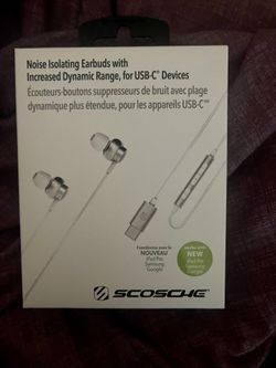 Brand New Scosche Earbuds